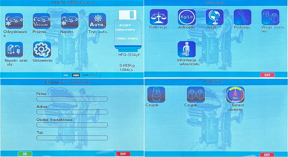 Stacja Klimatyzacji DUAL-GAS R134A R1234YF Kupczyk Kod producenta AC-Dual