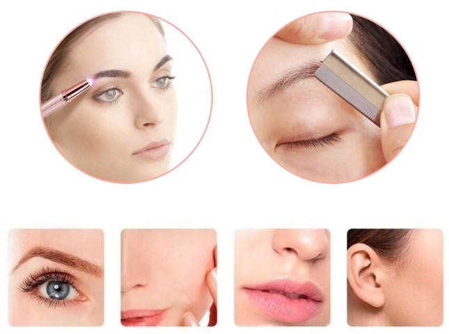 Do usuwania włosów z NOSA USZU - BEZ BÓLU trymer golarka do nos uszu twarzy Stan opakowania oryginalne