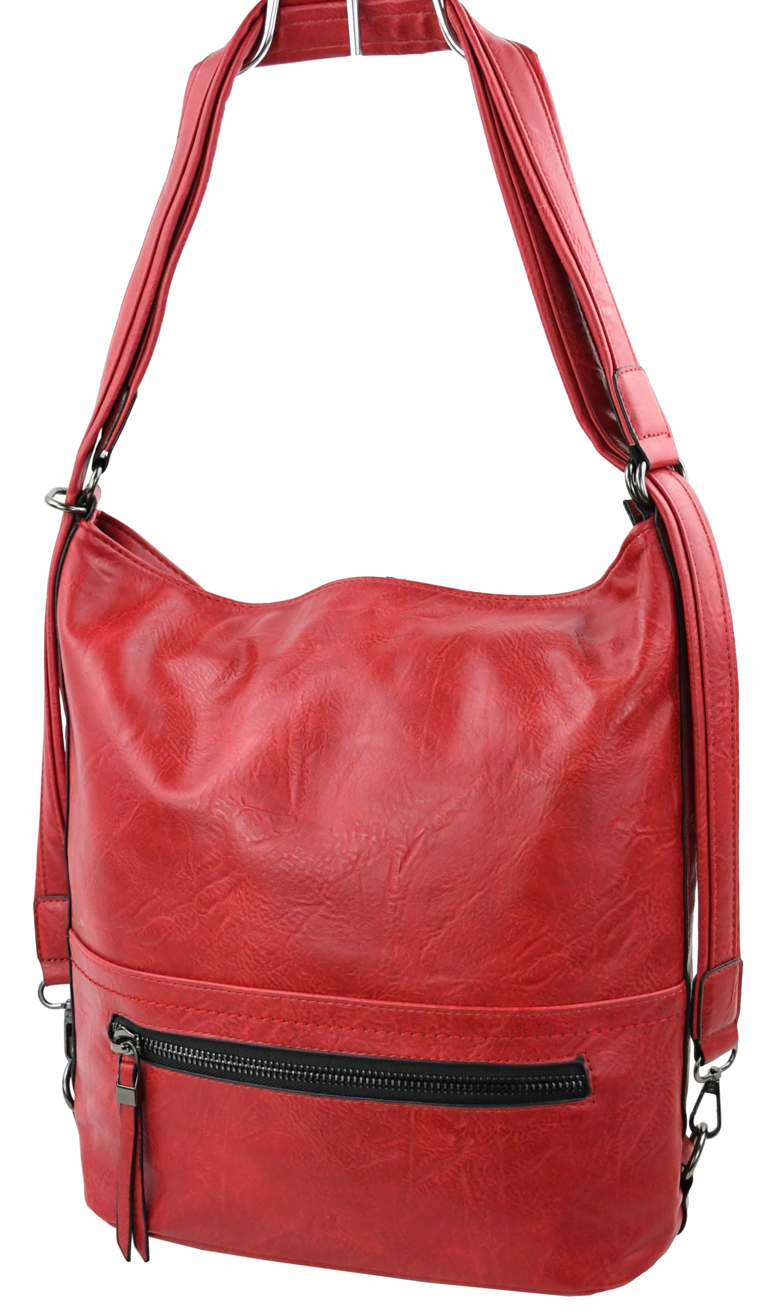 Torboplecak damska plecak torba 2w1 worek na ramie Wielkość duża (mieszcząca A4)