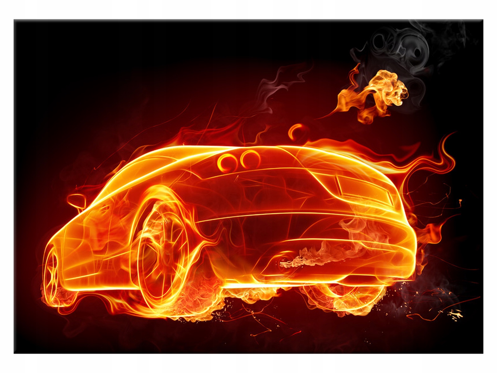 

Obraz Ognisty samochód 70x50 Motoryzacja salon