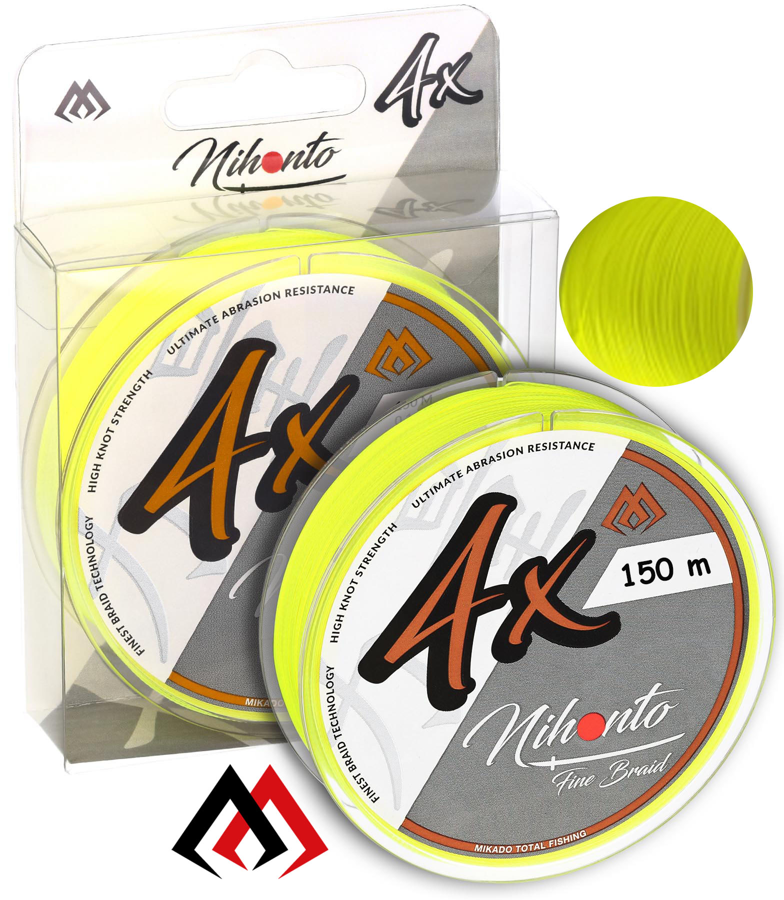 Plecionka Mikado Nihonto 0,30 -150 m fluo