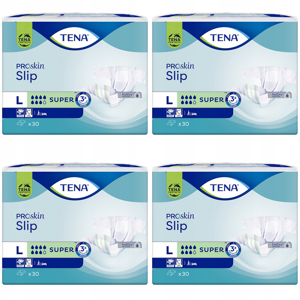 

Tena Slip L 4 opakowania po 30 szt