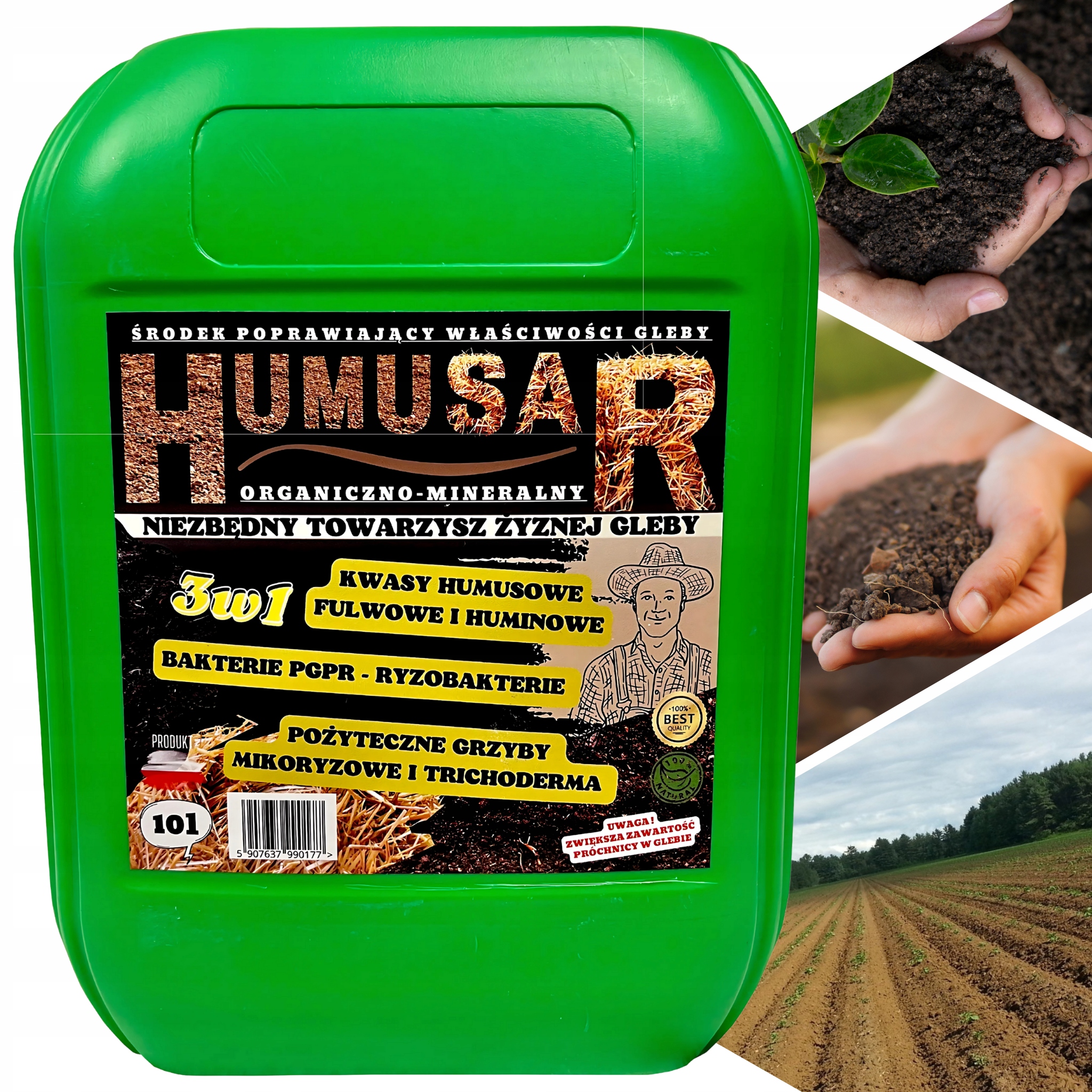 Bakterie Na Przyspieszenie Rozkład Słomy Humusar Polepszacz Glebowy Obornik