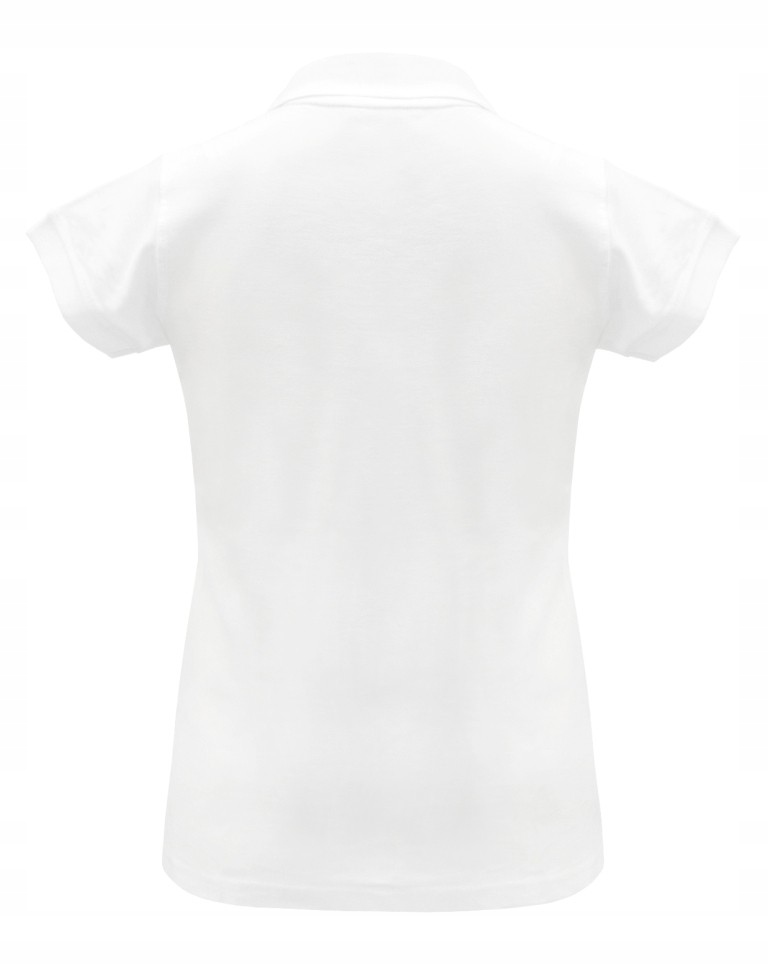 KOSZULKA POLO damska POLÓWKA bawełniana JHK POPL-200 biała WH r. L Rozmiar L