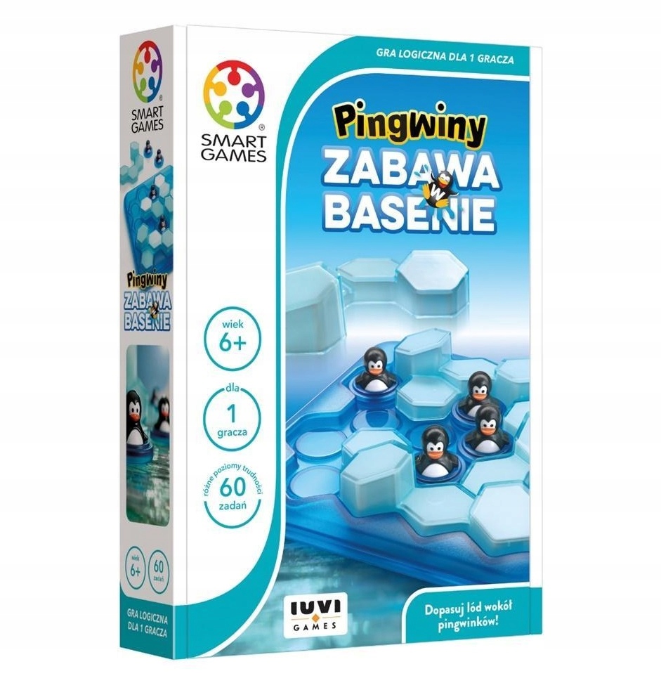 Smart Games Pingwiny zabawa w basenie Gra Logiczna
