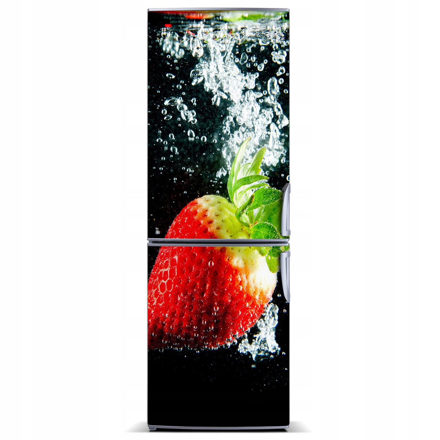 

Magnes na lodówkę Truskawka pod wodą 60x180