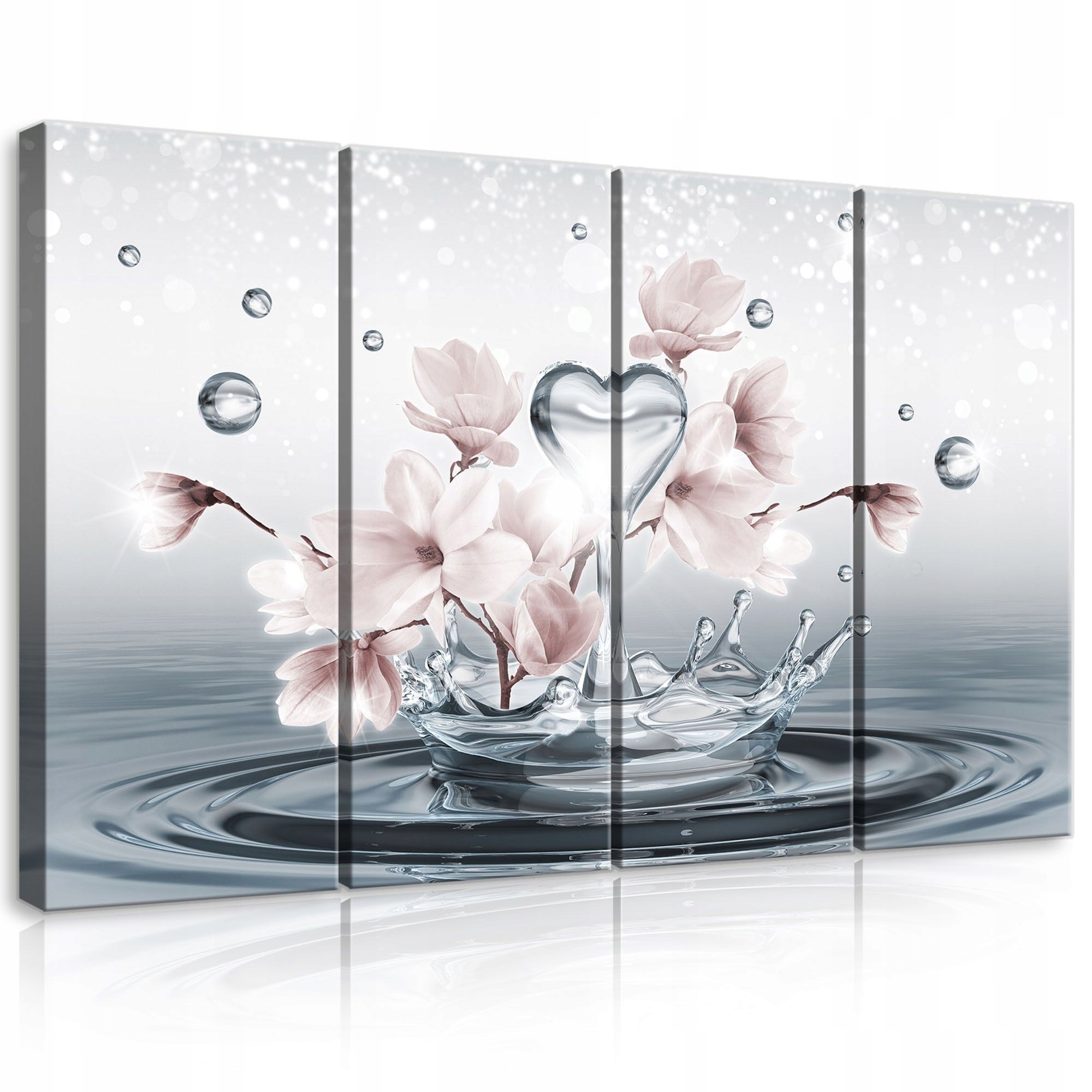 Obraz 120x80 Jemnosť čistota sviežosť voda kvety magnólia jar