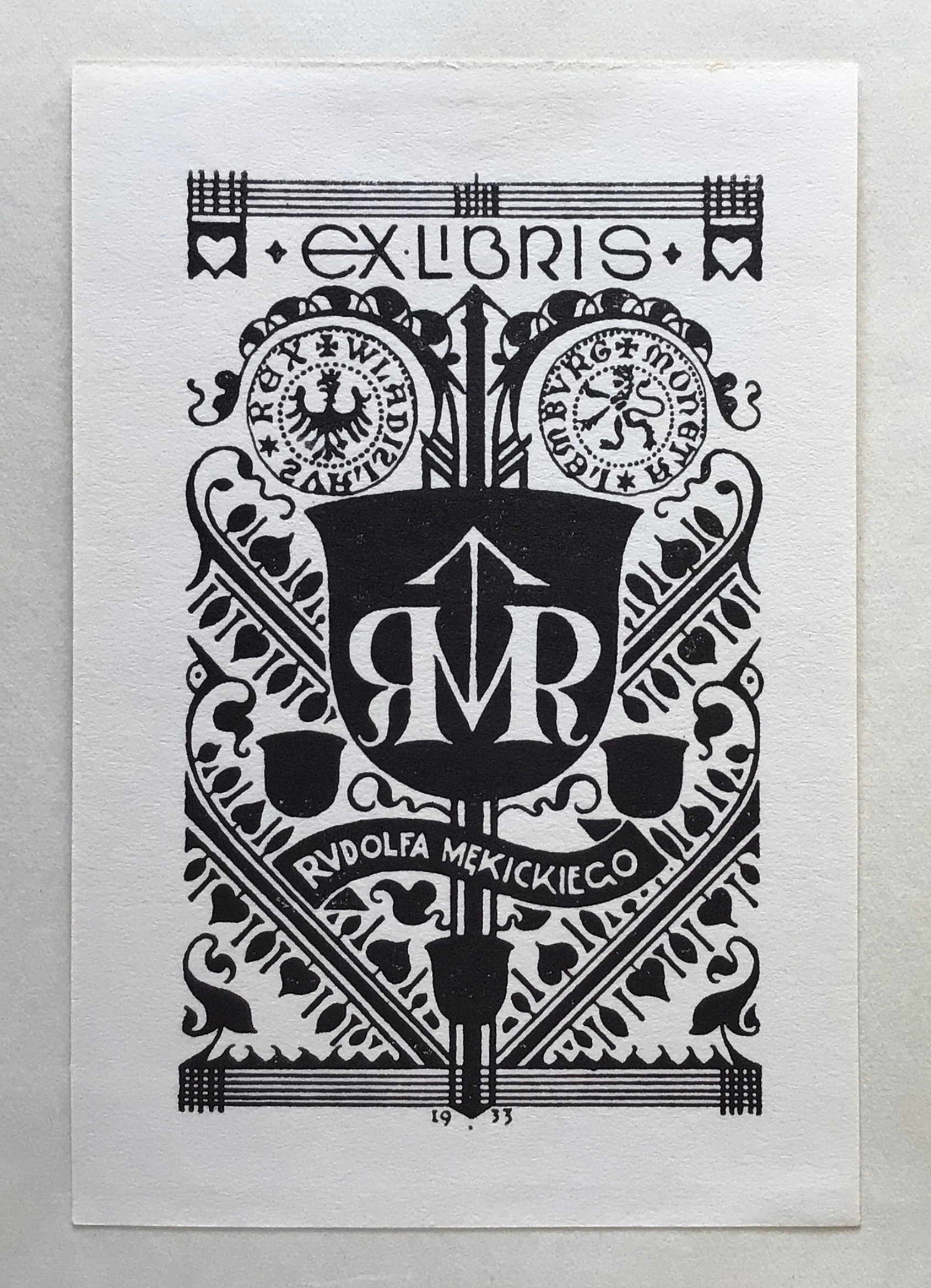 Ex-libris Rudolf Mękicki