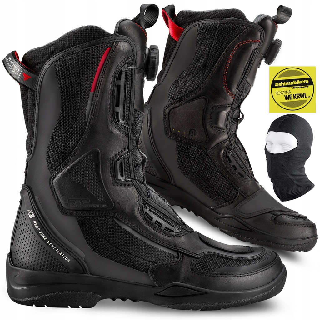 Motocyklové Topánky Shima Strato Men Dlhé Mužské Vetrané Darčeky