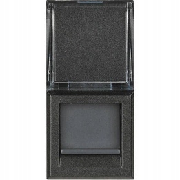 Axolute Zásuvka RJ45 Cat 6 Utp Antracit Bticino HS4279C6