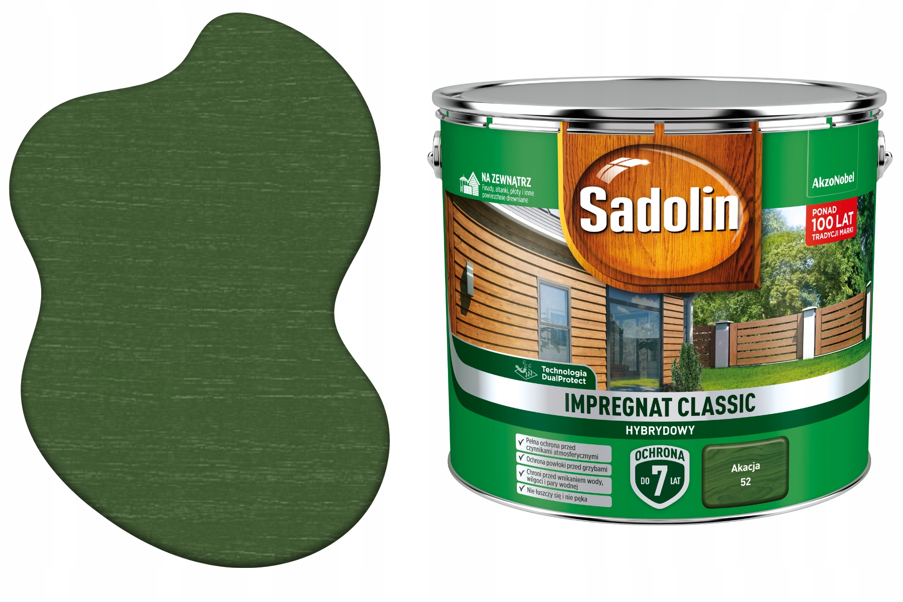 Sadolin Impregnat Do Drewna Hybrydowy Dekoracyjny Wiezby Dach Mocny Ochrona