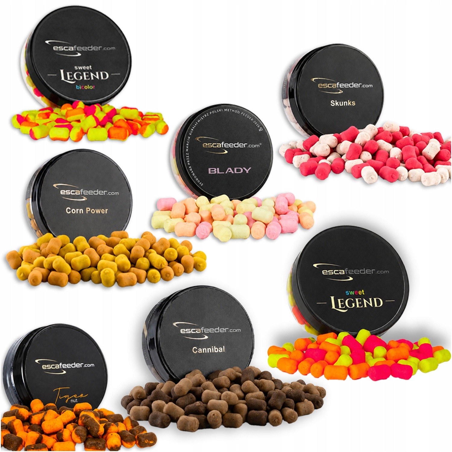 Zestaw Wafters Escafeeder 10 MM Cannibal Skunks Corn Power Blady Legend