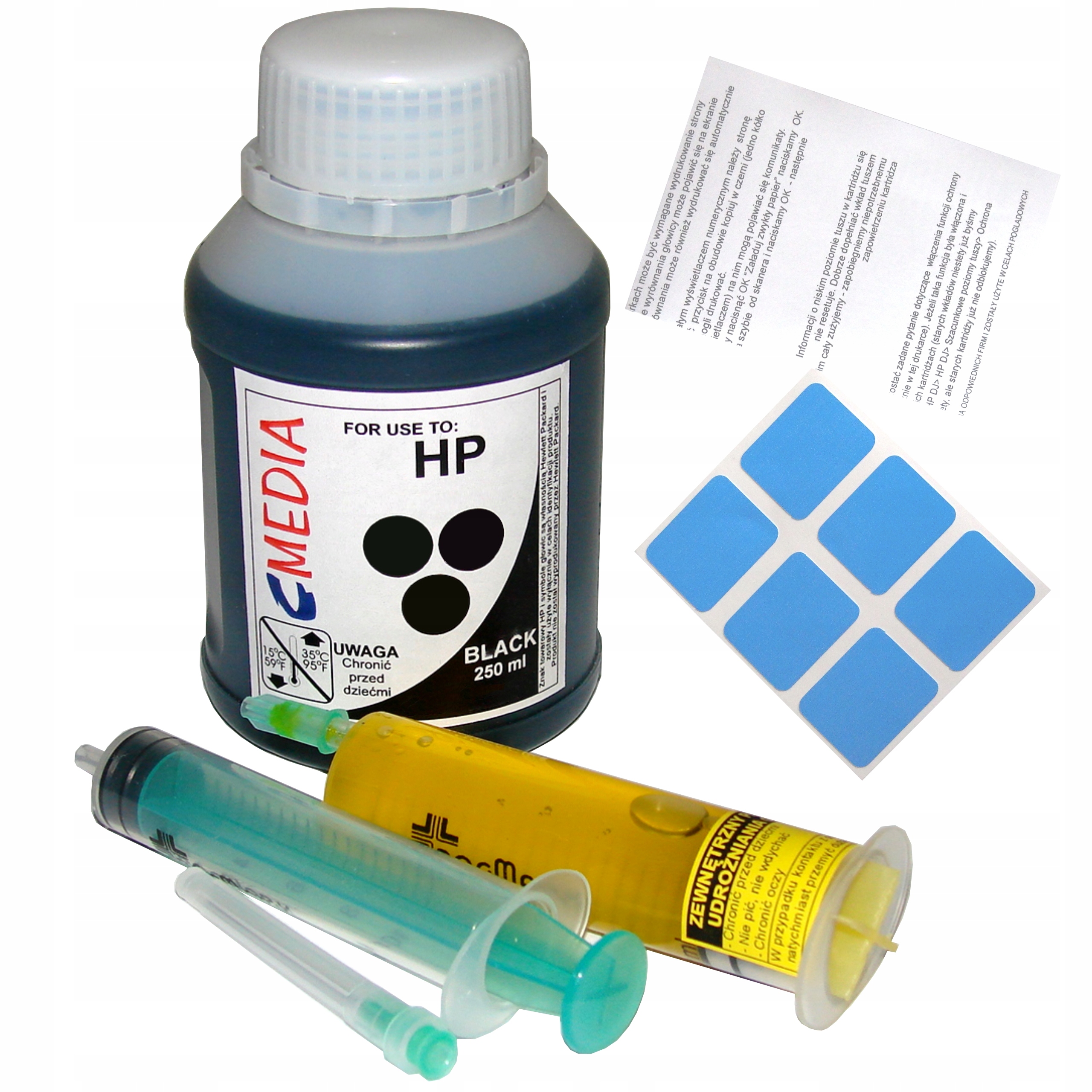 

Tusz BKdo Hp 300 301 350 650 652 703 704 901 21 27
