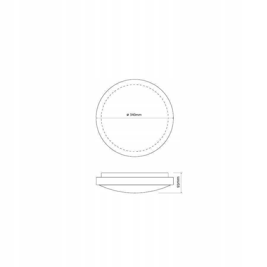 LAMPA SUFITOWA PLAFON PLAFONIERA OSMO E27 2X60W Marka INQ