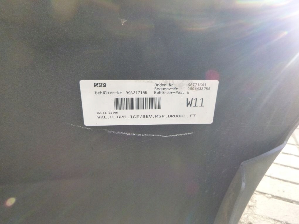 BMW 4 G26 GRAN COUPE M PAKIET 21- bumper rear