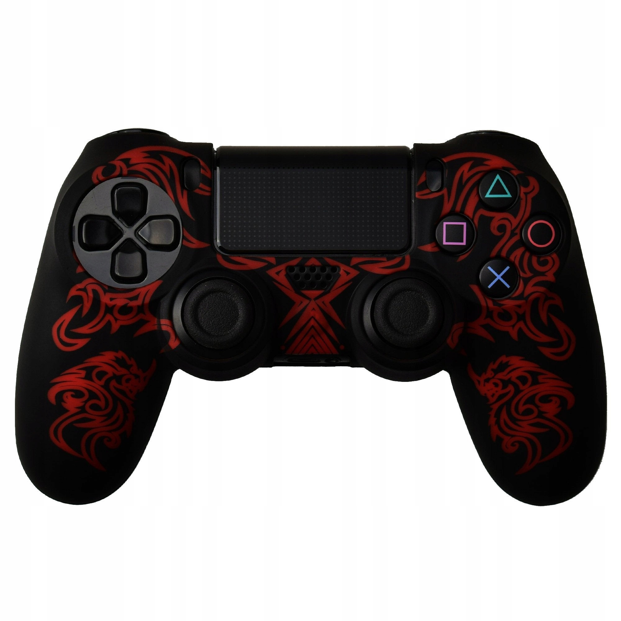IRIS Silikonowy pokrowiec etui osłona na pad do konsoli PS4 smok czerwony