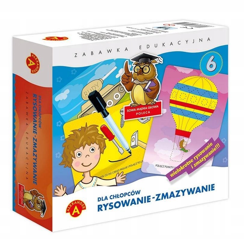 

Rysowanie Zmazywanie 6 Dla Chłopców Alex