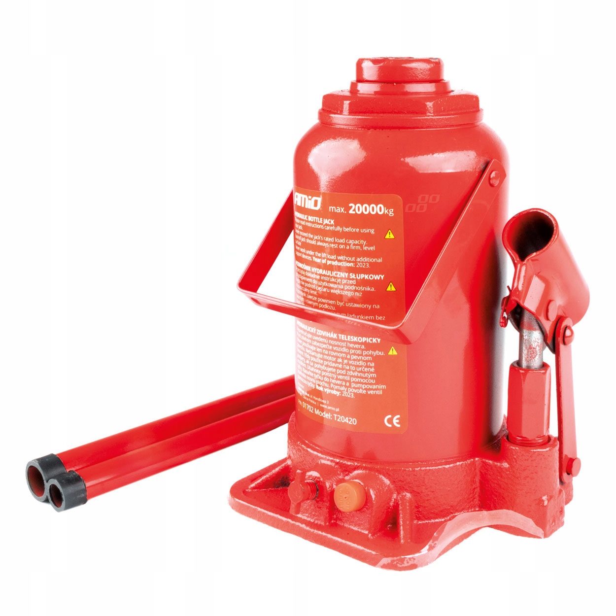 Stĺpikový zdvihák do auta 20T 235-440 mm AMiO 01702