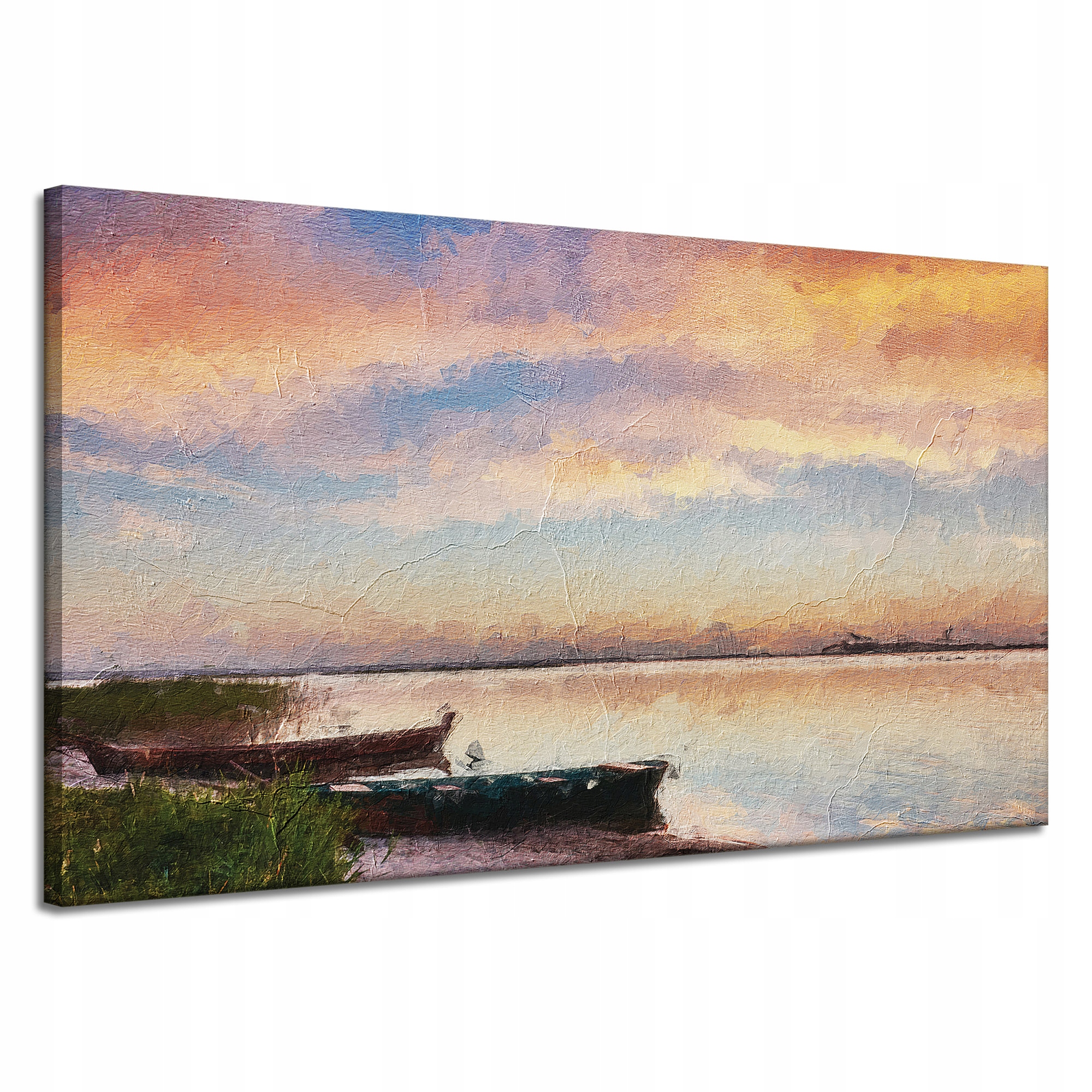 Obraz na plátně Olejomalba Malířství na břehu 120 x 70 cm