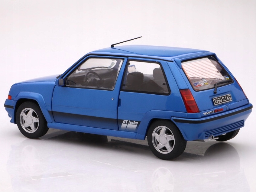 Model samochodu Renault 5 GT Turbo ph.2 - 1989, blue Solido 1:18 S1810003 Model Renault