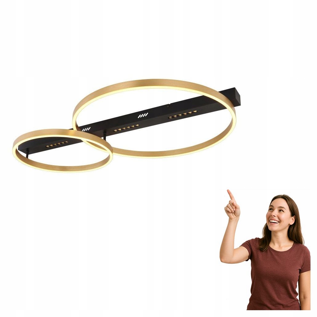 Led stropná lampa 54W Luffy 48461-54R Globo