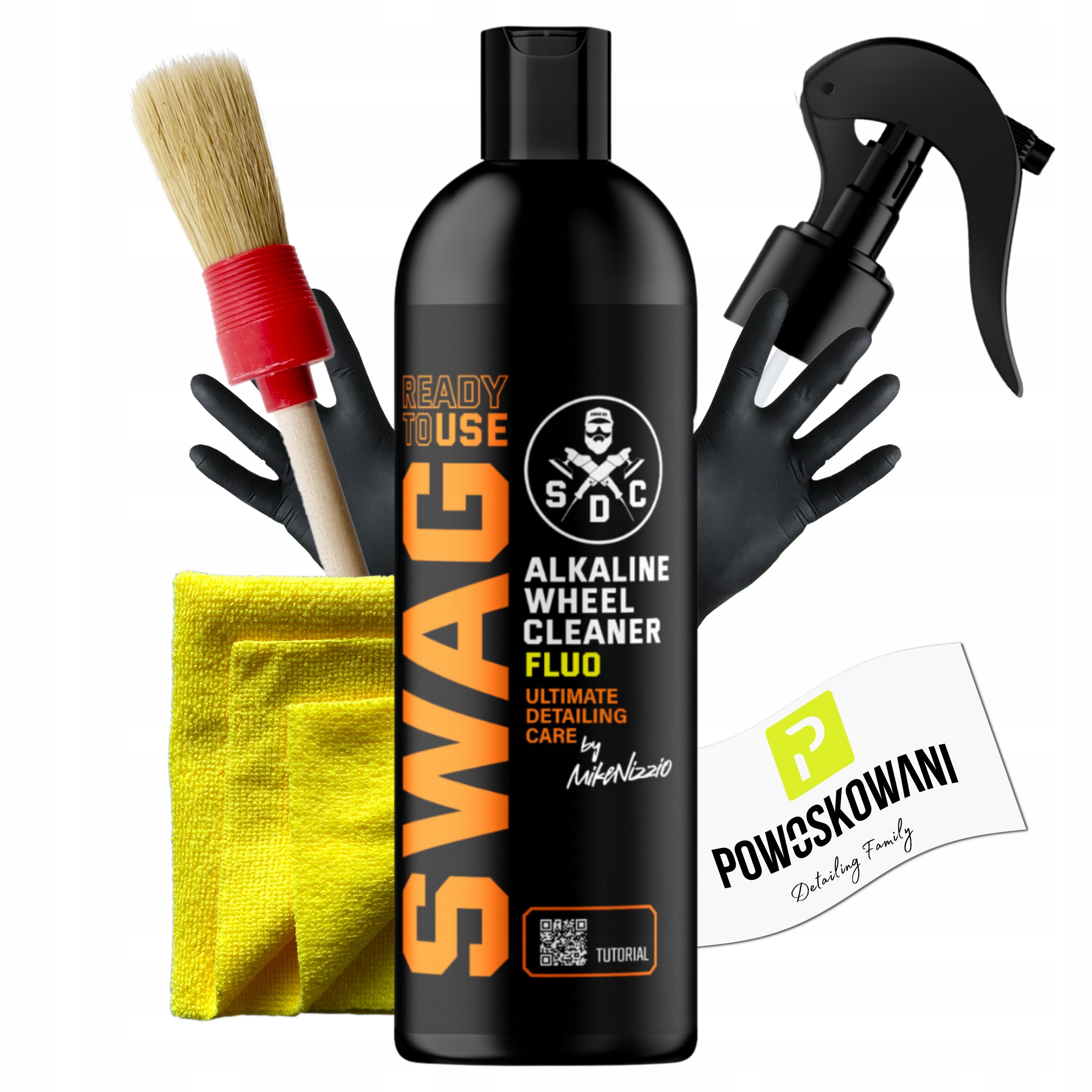 Swag Alkaline Wheel Cleaner Fluo Rtu 500 ml Płyn Do Mycia Felg Zasadowe pH