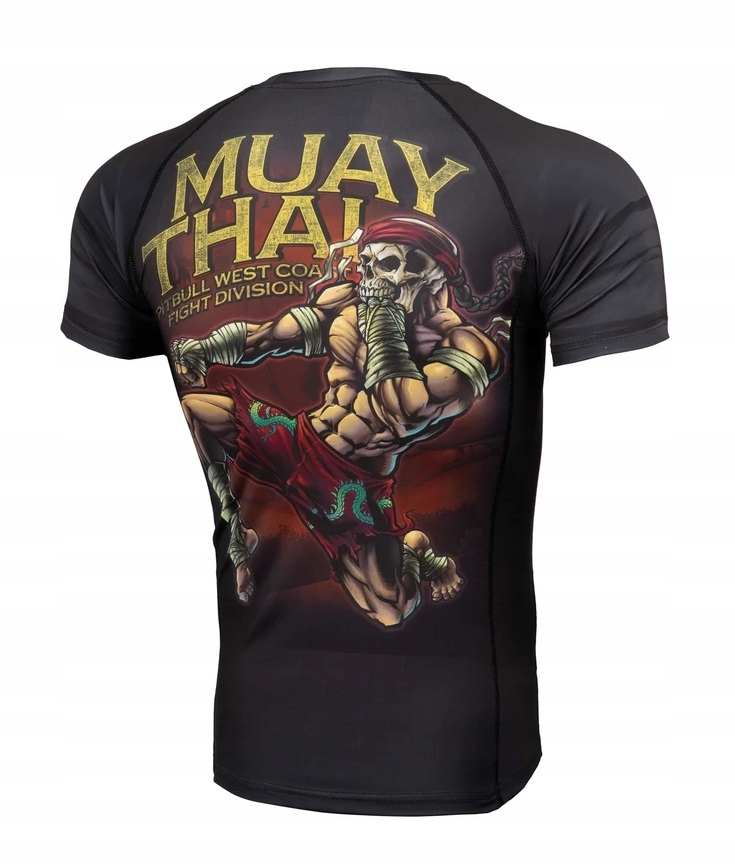 Pit Bull rashguard short sleeve Muay Thai S
