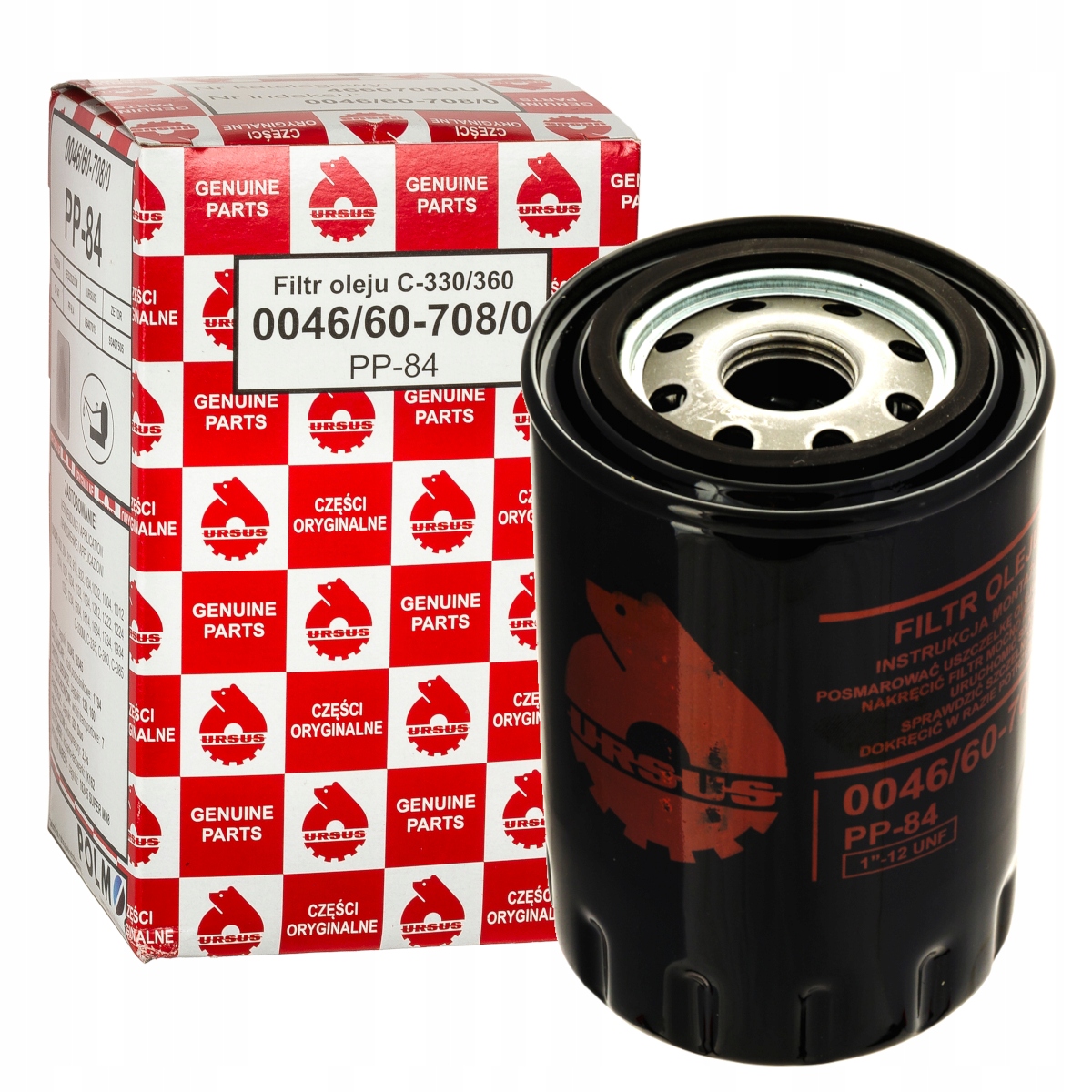

Filtr oleju PP-84 Ursus C 330 C 360 Oryginał Ursus