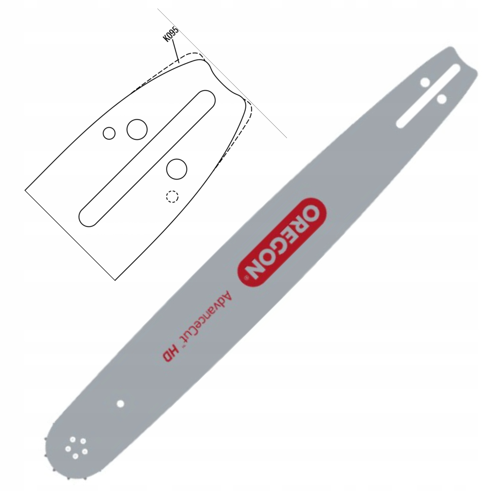Prowadnica Oregon Advancecut Hd 15" 3/8" 1,5mm K095