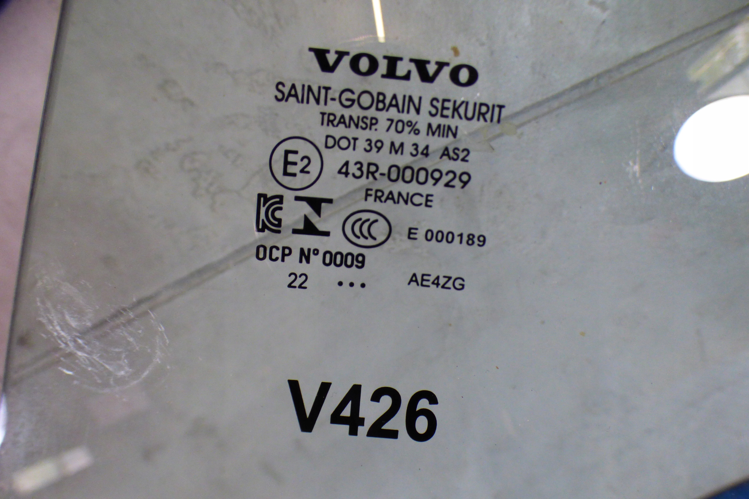 window door left rear part original 2022r VOLVO XC60 II