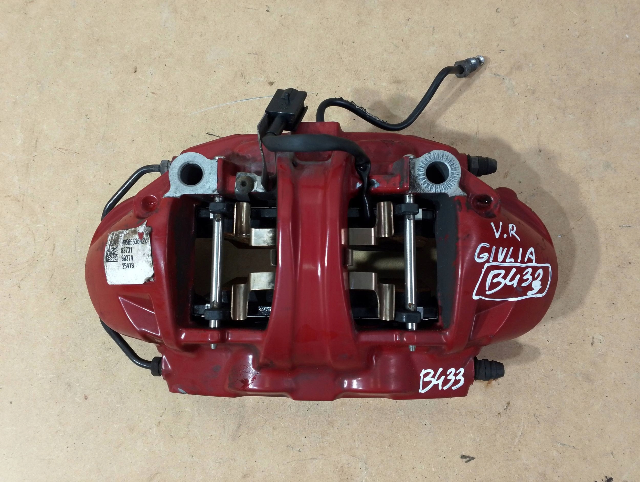 ALFA STELVIO GIULIA caliper front front right BREMBO 505536420 (B433)
