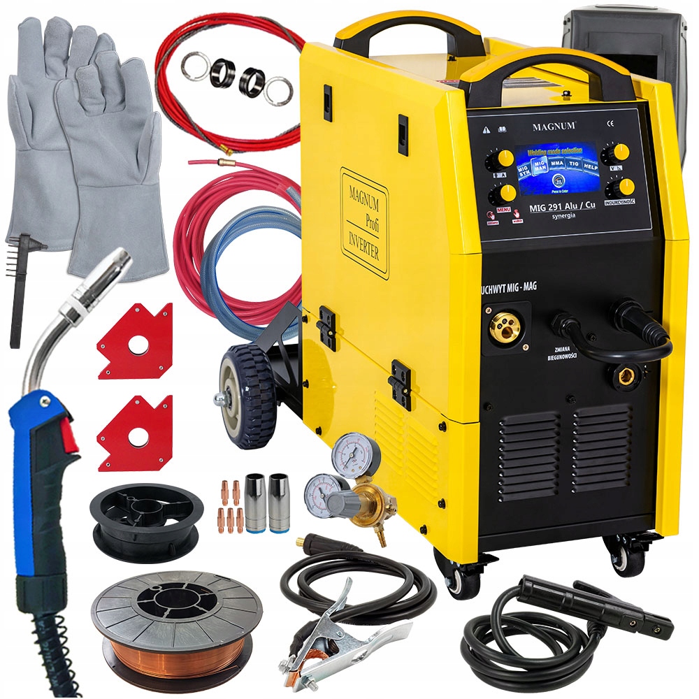 Зварювальний апарат Migomat Magnum MIG 280 Synergia LCD 400V