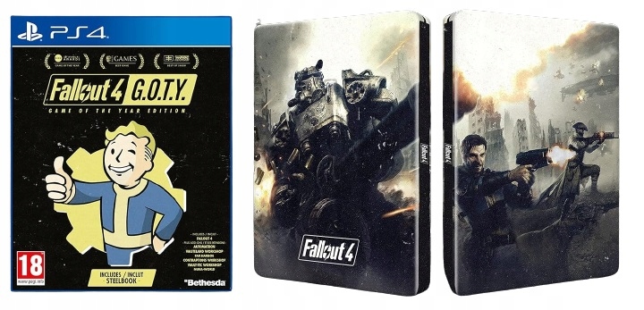 Fallout 4 Game of the Year GOTY + Steelbook PS4 NOWA - Stan: nowy 129,90 zł  - Sklepy, Opinie, Ceny w