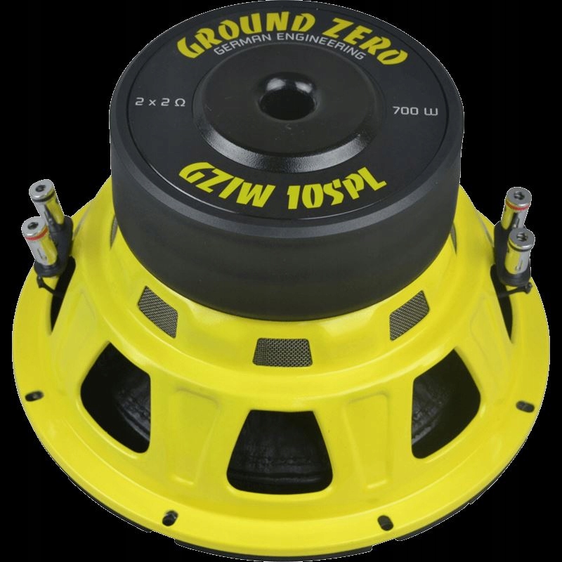 Ground Zero GZIW 10SPLC 2x2Ohm subwoofer 25cm 700W Model GZIW 10SPL-C