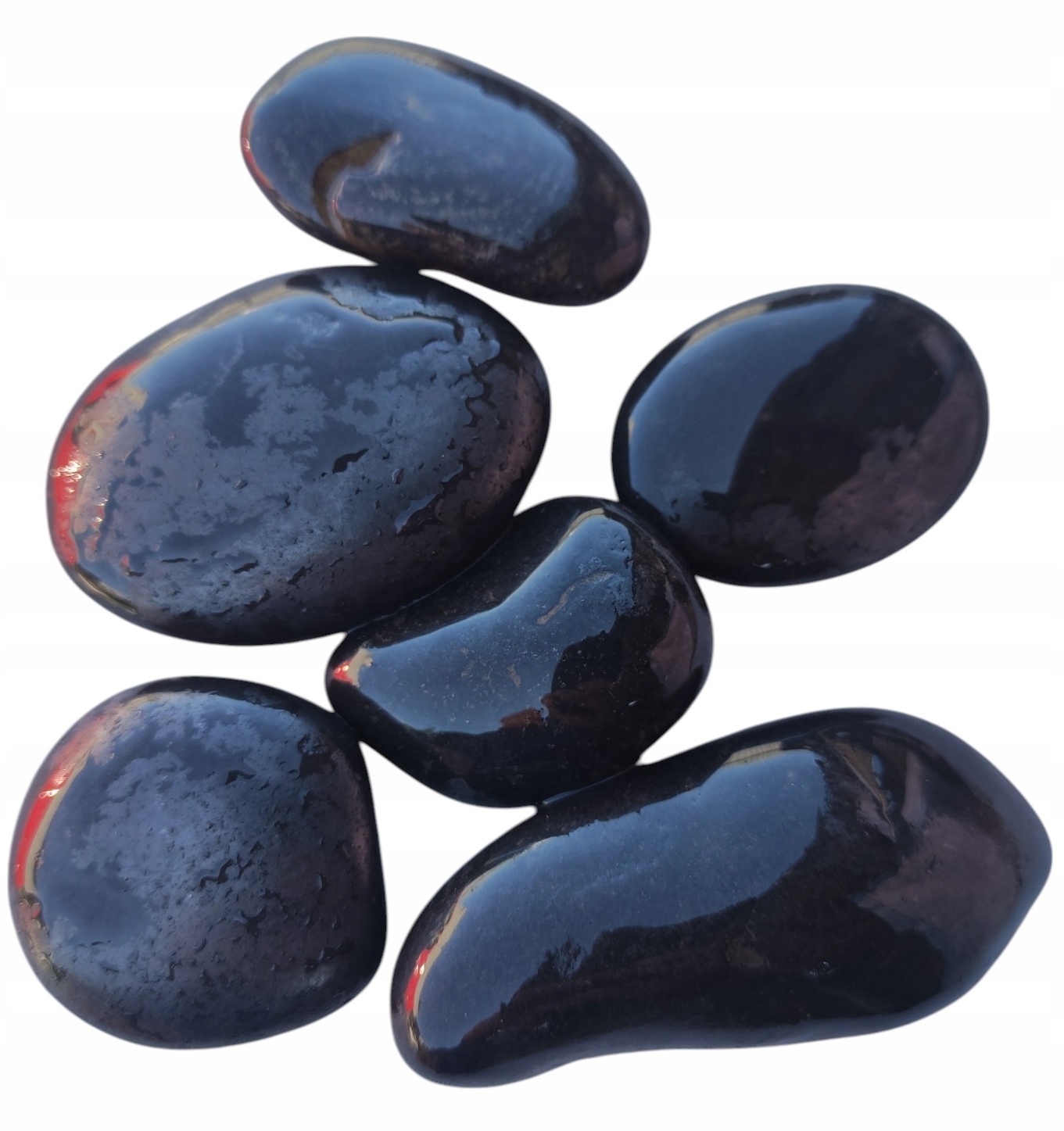 Čierny Okrúhliak Nero Leštený 3-6 cm čierny lesk 0,5 kg