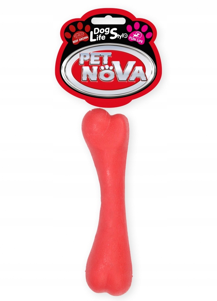 

Pet Nova zabawka dla psa Kość Gryzak 16cm czerwony