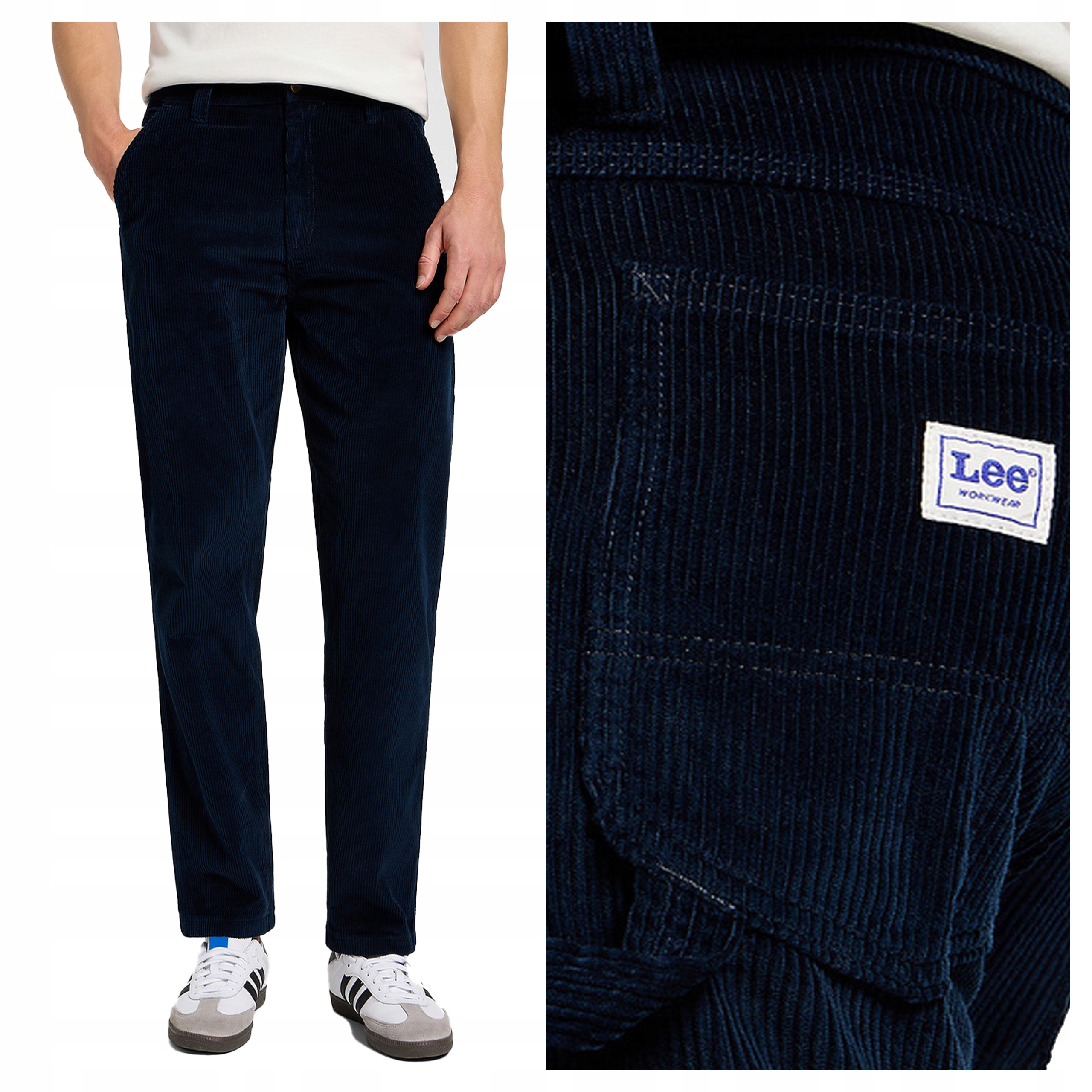 Lee Carpenter W33 L34 Pánské látkové kalhoty