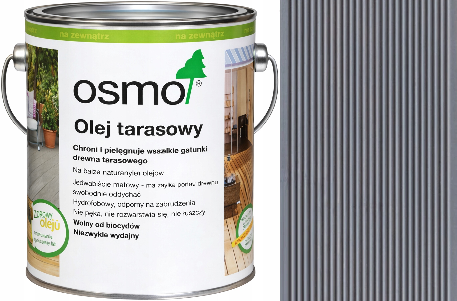 Osmo 019 Sivý 2,5L terasový olej s efektom sivého dreva