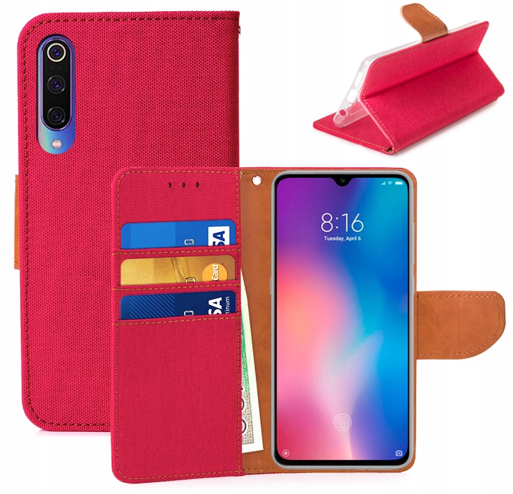 

Etui Portfel Canvas do Xiaomi Mi 9
