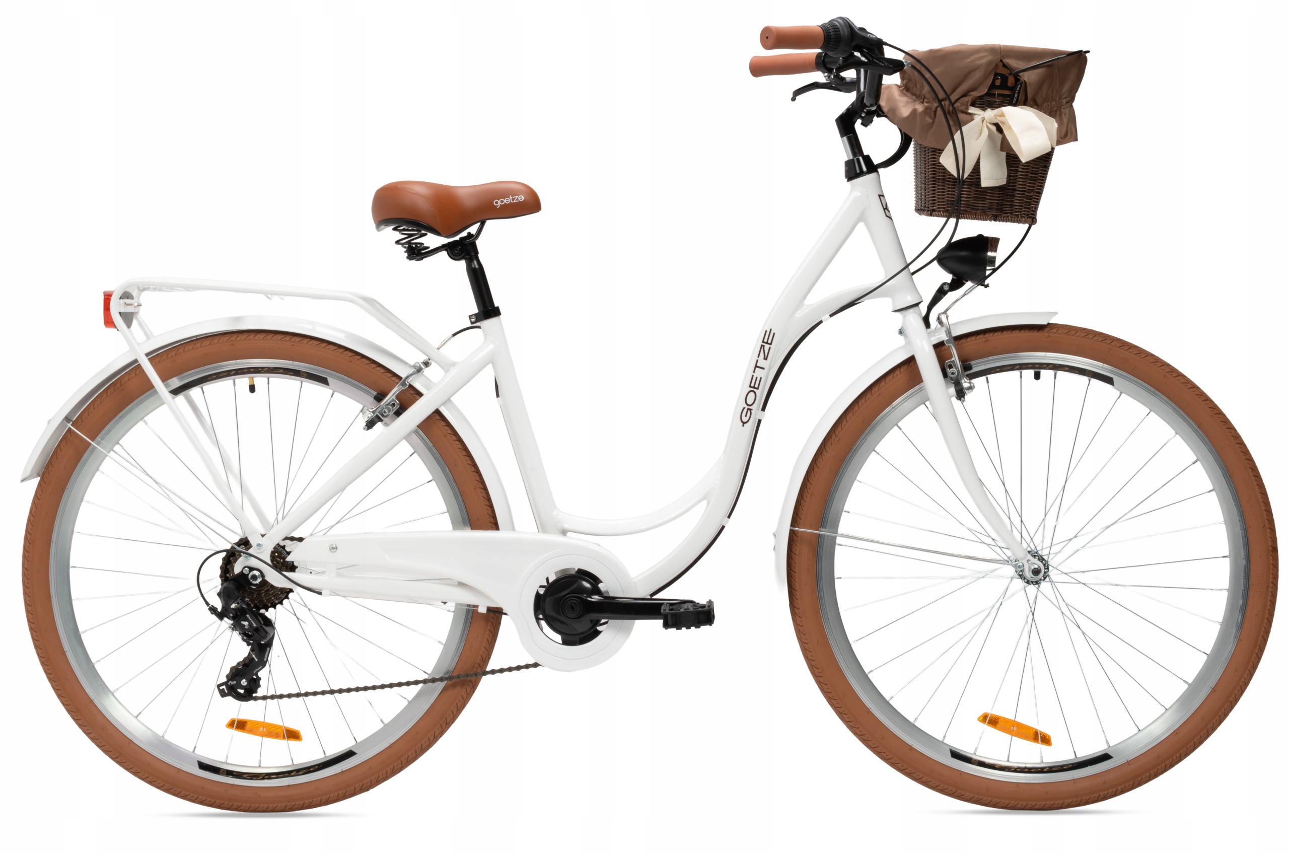 Rower miejski Goetze Mood 28 Nl Alu damski biegi kosz