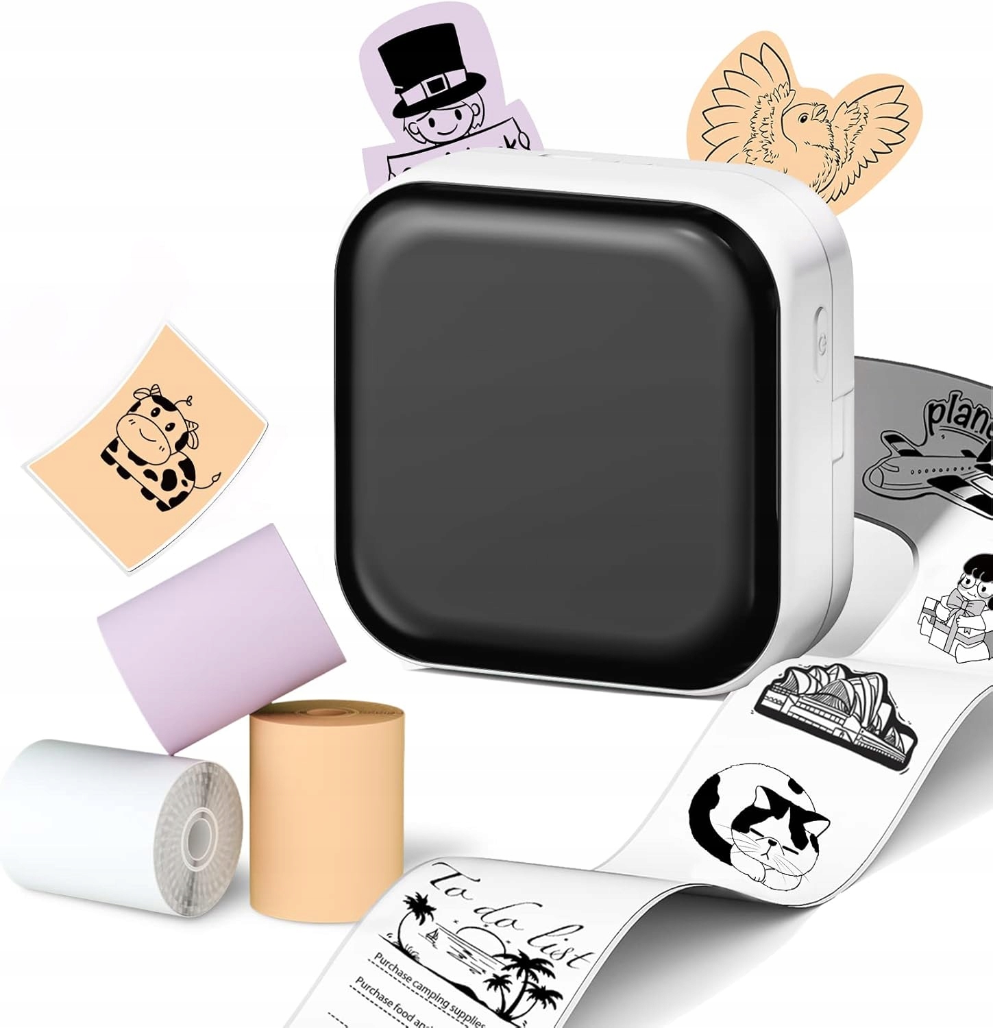 Phomemo M02X mini drukarka termiczna do zdjęć notatek etykiet kieszonkowa