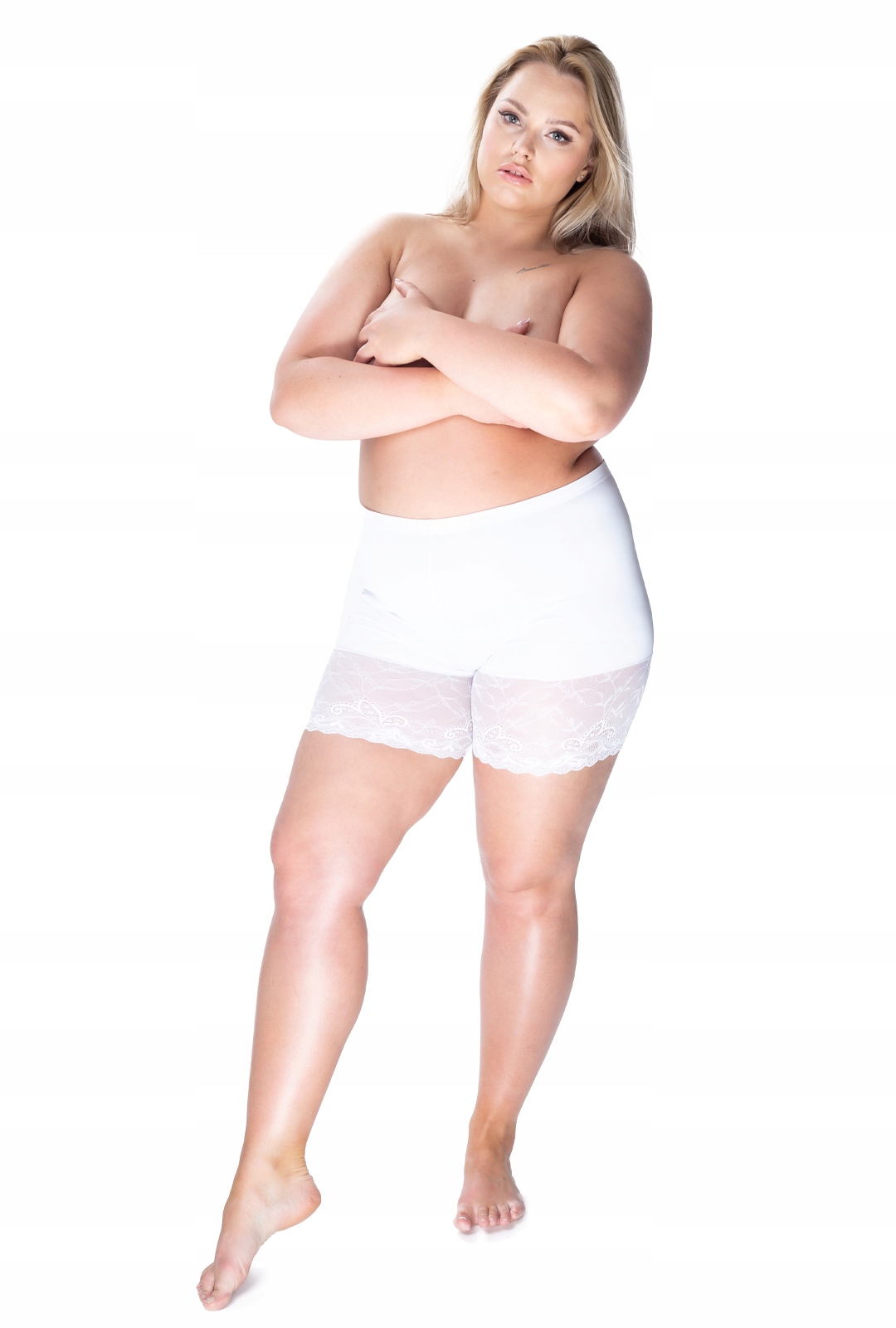 BIAŁE MAJTKI DAMSKIE SPODENKI ALLEGRA MEWA R.38 Rozmiar 38