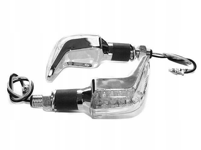 MI-087 - Мигалки покажчики повороту напрямку хром LED E11