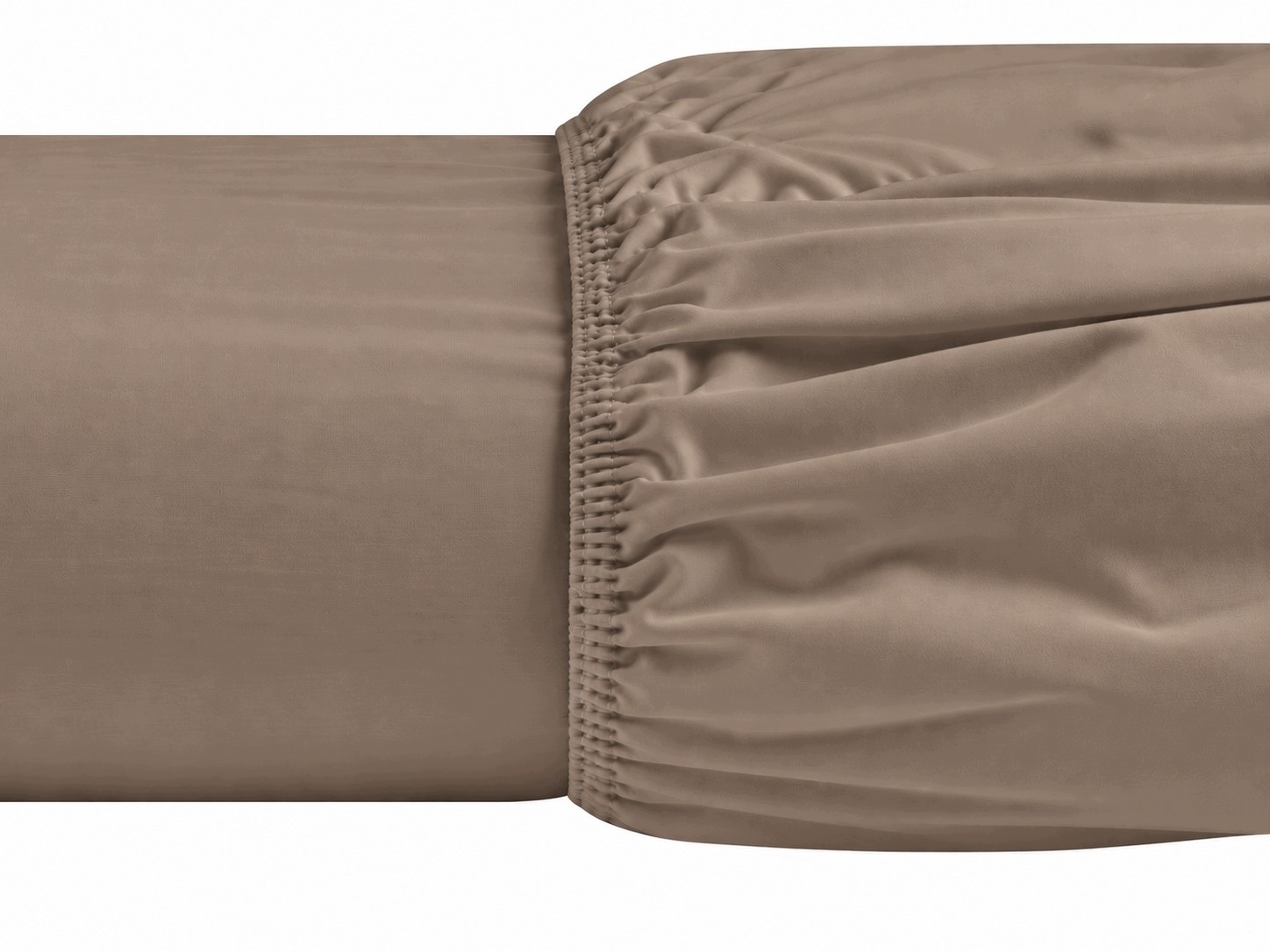 Prostěradlo Na Vysoký Matrace 220 200x220 jersey Silné Husté tmavě béžové