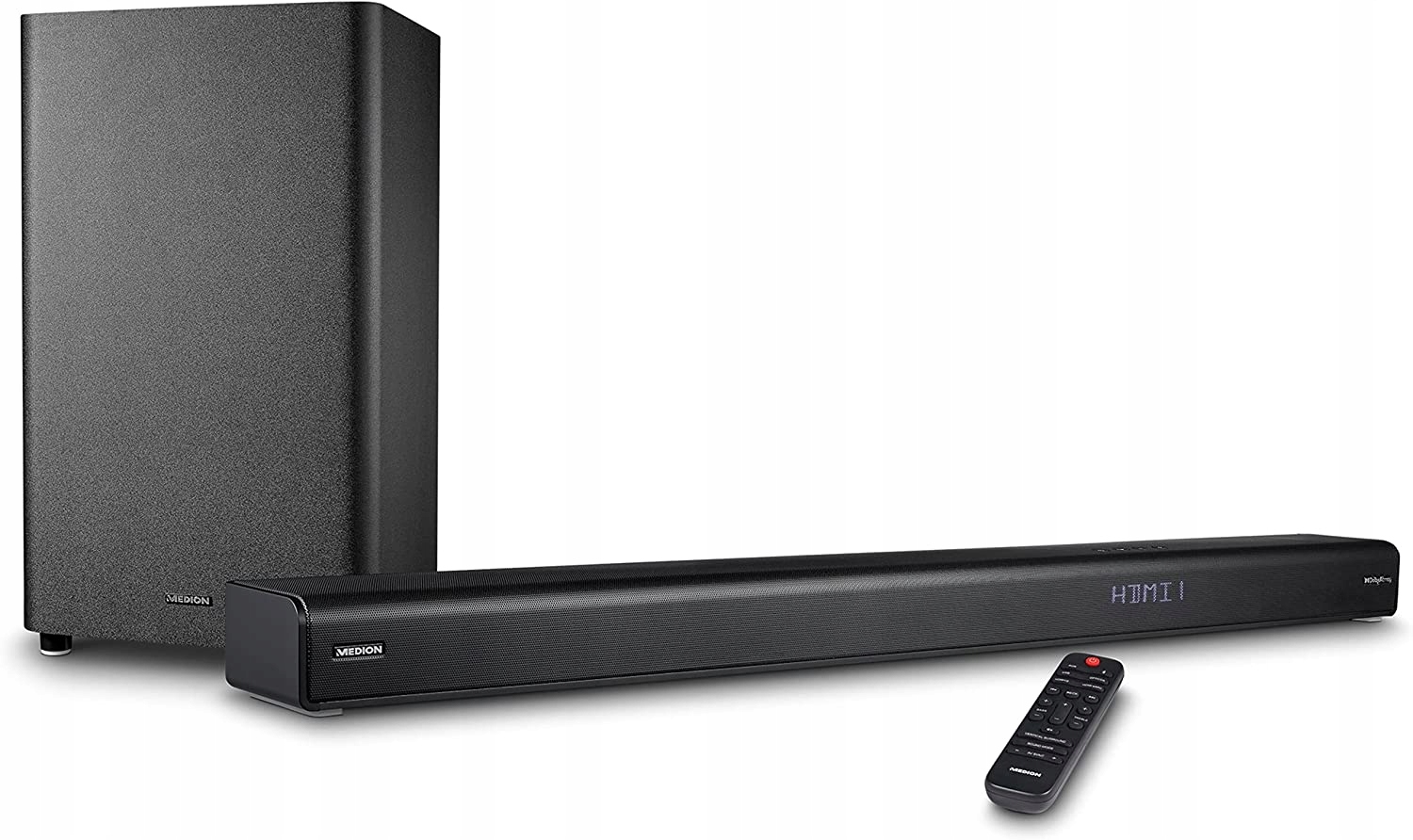 ŚWIETNY SOUNDBAR MD45377 DOLBY ATMOS 120W RMS USZKODZONY