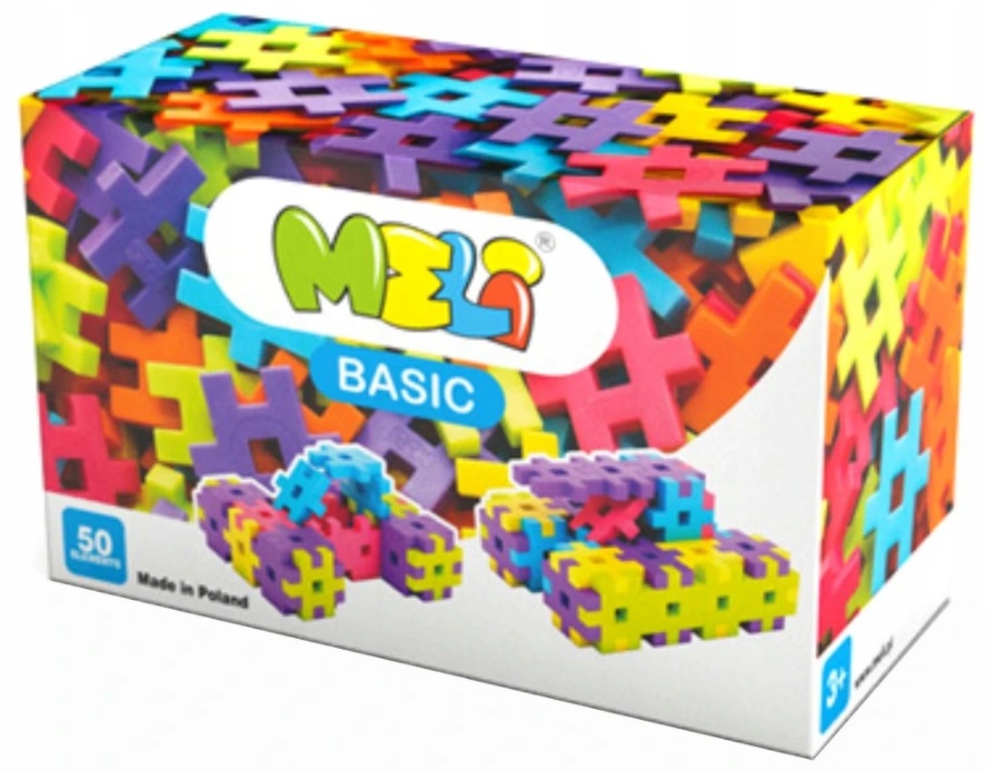 

Mini Wafle Klocki Meli Basic 50 El. 50001