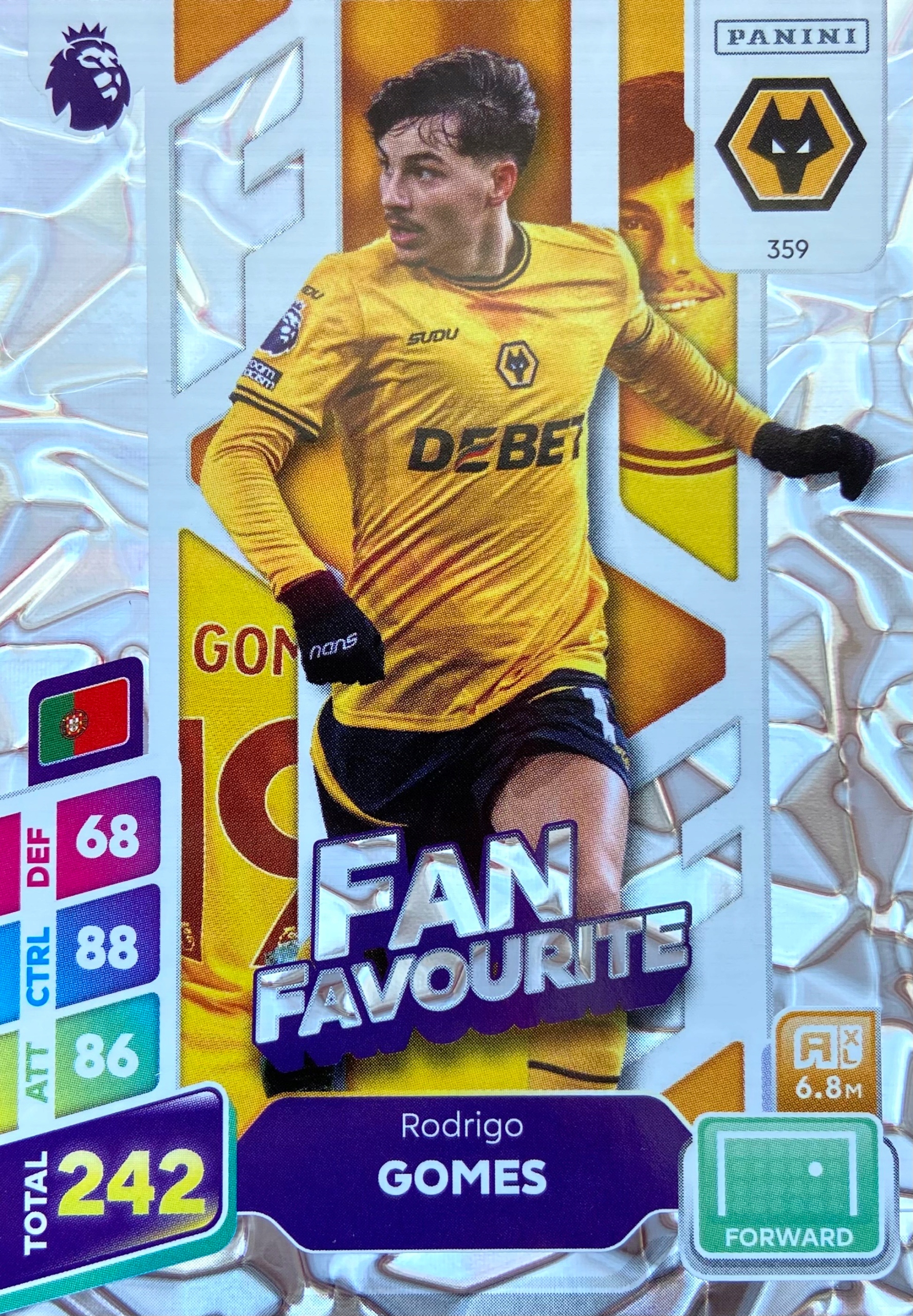 Premier League Plus 2025 Fan Favourite 359 Gomez Wolverhampton Wanderers