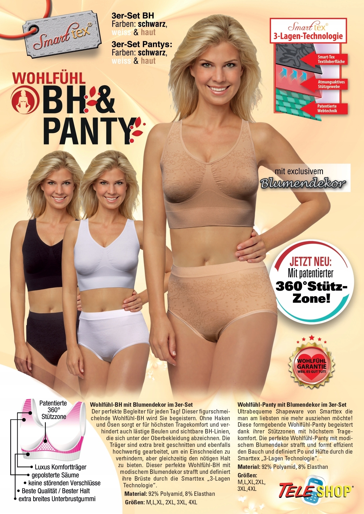 

Majtki Wysoki Stan Modelujące Brzuch r. 3XL 3 szt
