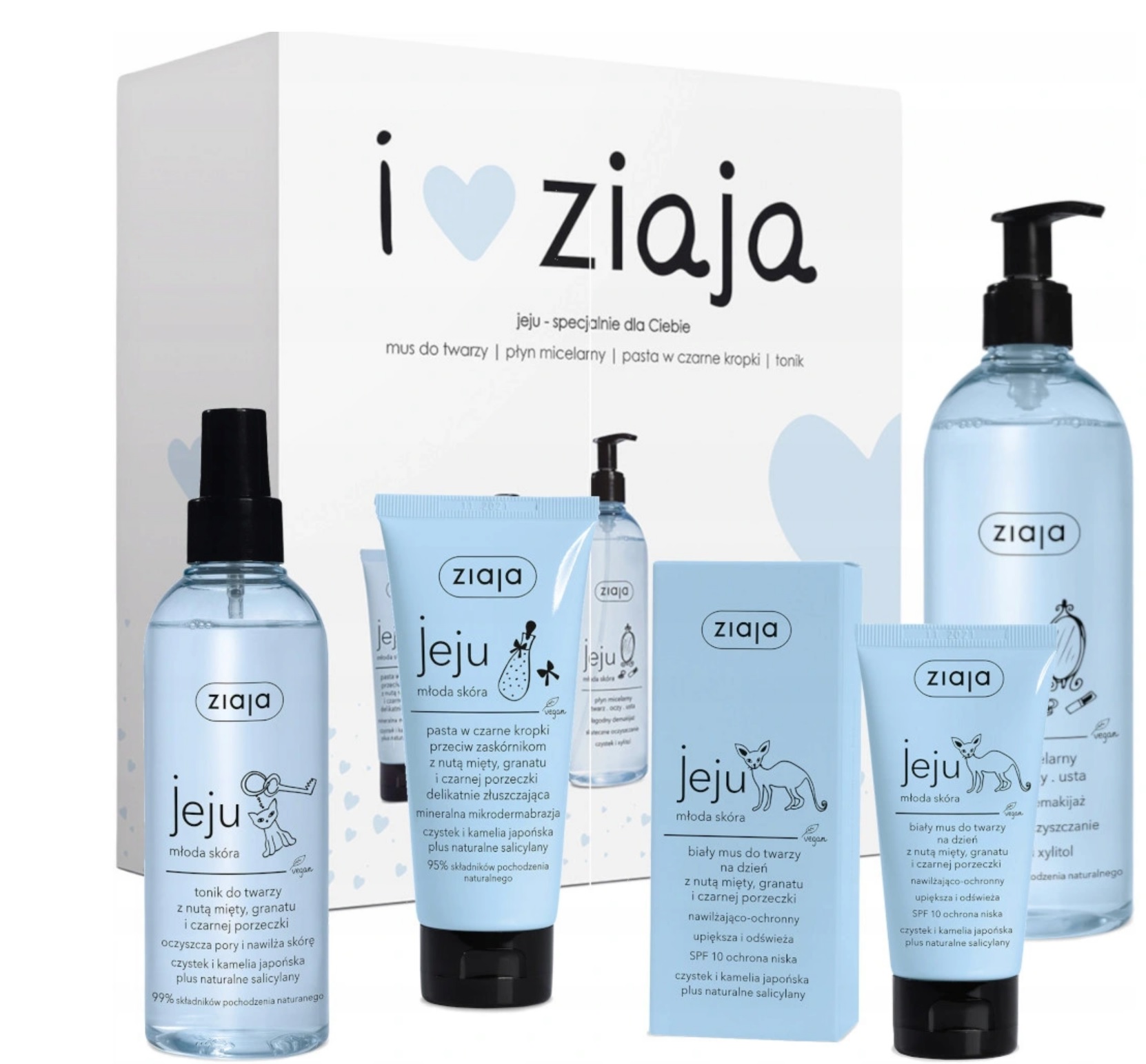

Ziaja Zestaw Jeju Kosmetyki Dla Natolatka 4 produ