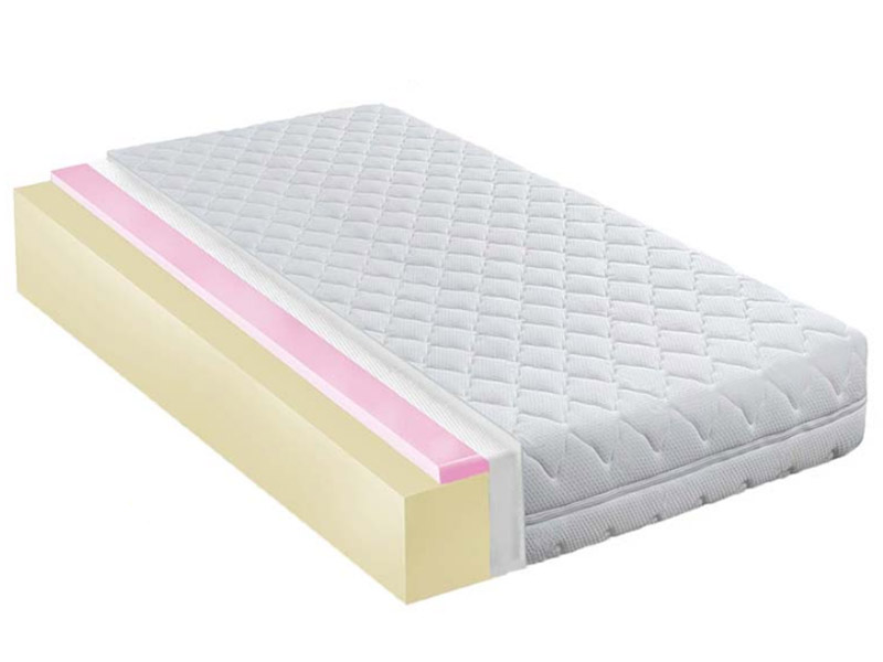 80x160 Pevný Penový Matrac Stredne Tvrdý Hr 24 cm